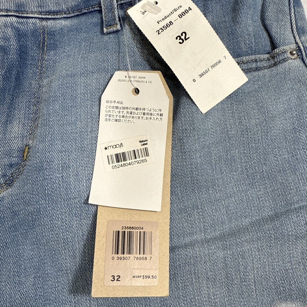 JEANS SLIM FIT Levi Strauss WOMENS 32X30 Stretch 712 Denim NWT - Picture 4 of 10